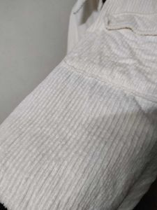 SALE 🛍️ Oversized Corduroy Jacket White Unisex