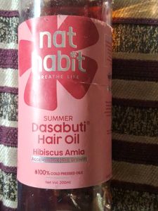 Nat Habit Summer Dasabuti Hair Oil
