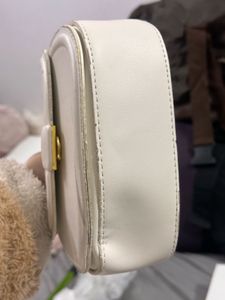 Chic White Top Handle Bag