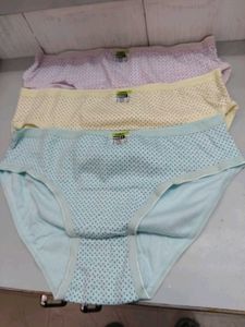 Comfortable Dot Print Briefs (3-Pack)