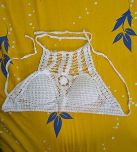 Boho Crochet Halter Top