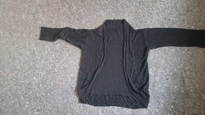 Black Casual overcoat