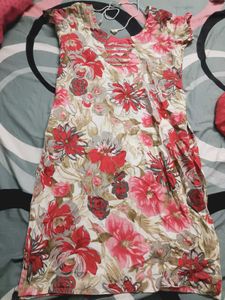 Floral Print Kurta Set