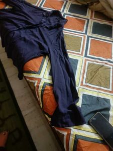 Classic Navy Blue Collared Shirt