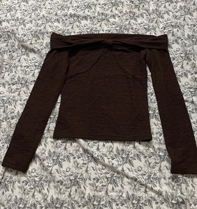 Chic Off-Shoulder Textured Top