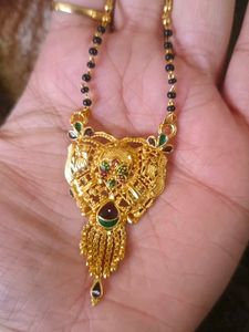 Elegant Gold-Plated Mangalsutra Necklace