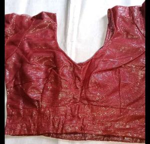 Maroon  Net blouse