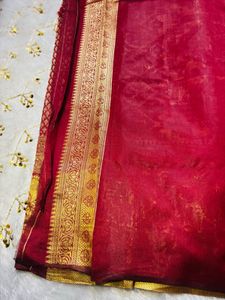 New South Indian Saree with blouse piece
