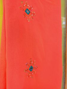 Orange Saree(Women)