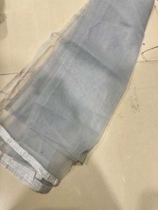 Sparkling Grey heavy  indowestern sharar