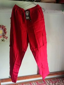 Red Cargo Pants