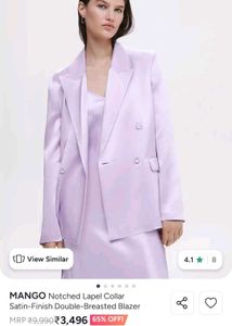 Mango premium collection Satin Blazer and dress