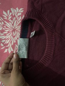 Maroon Pullover Sweater