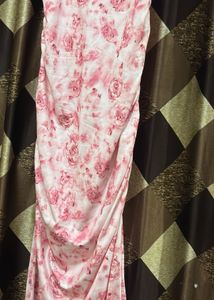 Floral Ruched Bodycon Dress