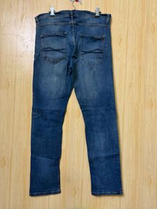 Men Blue Wash Denim Jeans