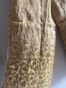 Designer Yellow kurti with plazo