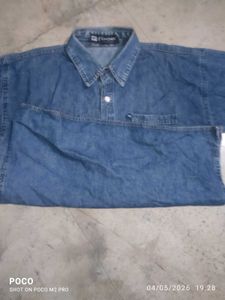 DENIM BOXY FIT SHIRT