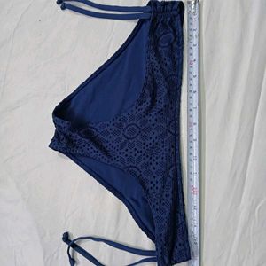 ⭐ Navy Blue Crochet Bikini Bottom