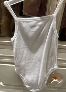 Baby Girls White Bodysuit