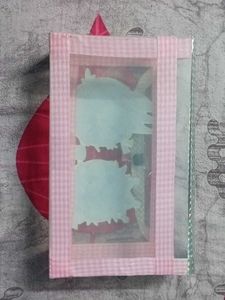 Handmade transparent pouch