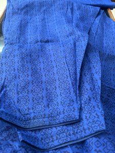 Yellow Block Print Kurta Set