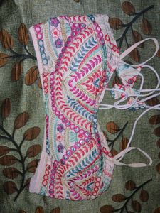Back Less Rajasthani Blouse