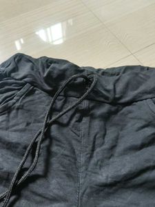 Black Dolphin Shorts with White Trim
