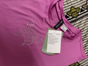 Pink Rhinestone Butterfly Dress