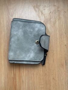 Stylish Grey Faux Leather Wallet