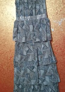Patterned Tiered Dress + With Gift 🎁
