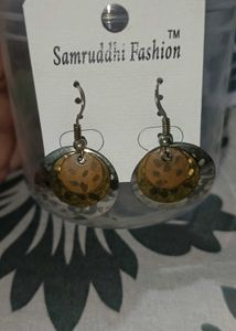 Unique Round Dangle Earrings