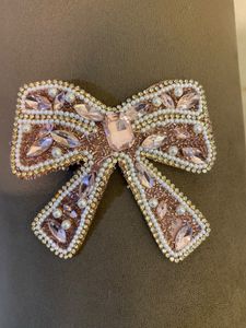 Embellished Bow Hair Clip