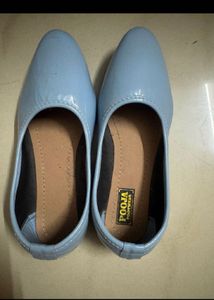 Chic Light Blue Ballet Flats