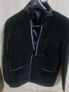Men's Black Velvet Blazer xl