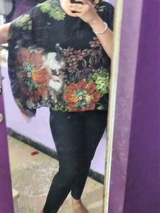 Stylish Printed Kaftan Top