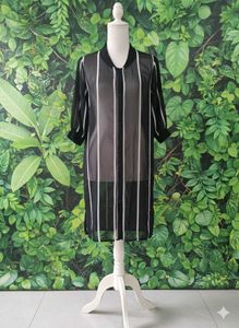 Striped Shirt Dress