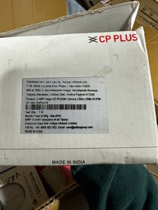 Cp Plus Camera Unused Sealed Pack Security Home