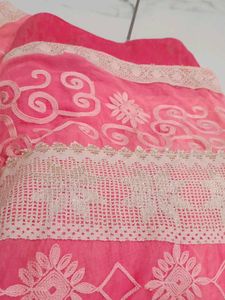 Pink Embroidered Lehenga Choli Set