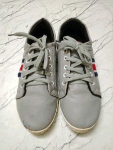 Grey Casual Sneakers