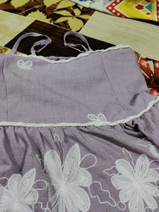 Lavender Colour Sleeveless Y2K Top