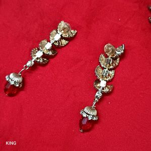 💥Sale, Red Kundan jewellery set