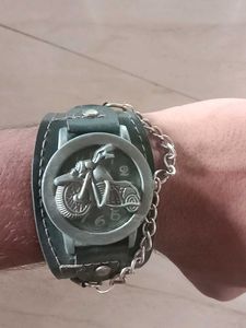 Motorcycle Chain Leather Watch