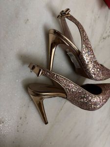 Dorothy Perkins Pink Glitz Slingback Court Shoes