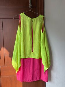 Vibrant Layered Sleeveless Dress