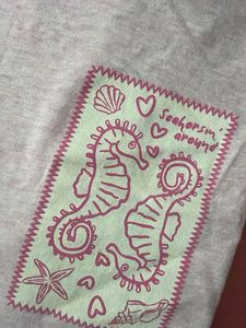 Cute Sea Horse Graphic T-Shirt