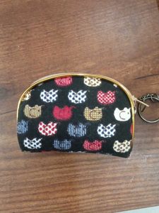 thailand Elephant Print Coin Pouch