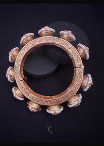 Exquisite Gold Tone Bangle