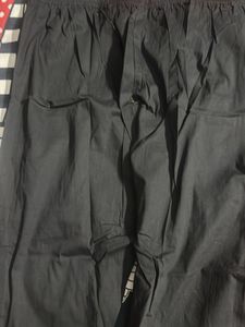Black Embroidered Palazzo Pants