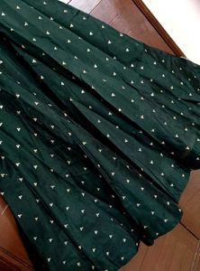 Elegant Dark Green Kurta Set with Dupatta