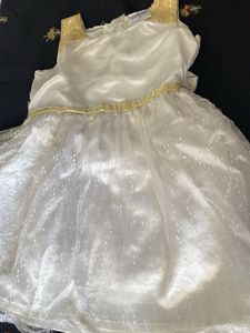 Sparkling White Party Dress for 2yr